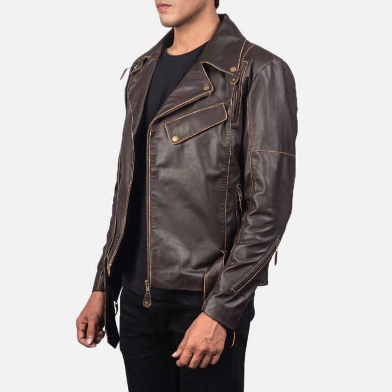 Mens Vincent Brown Leather Biker Jacket3-3-1557203975852